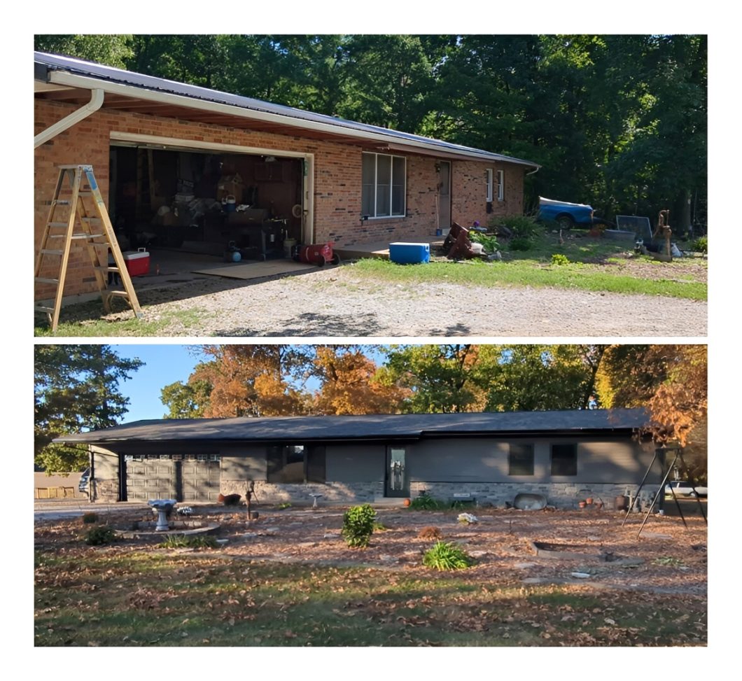 Home renovation before and after