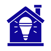 House with light bulb icon